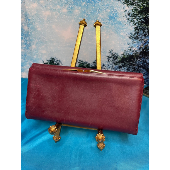 Cartier Burgundy Leather Wallet full size beautiful - Picture 3 of 12